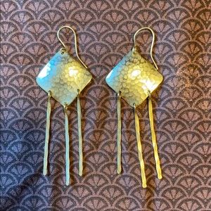 Vintage gold plated earrings